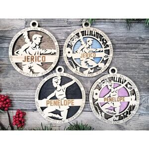 Personalized JAZZ Modern Contemporary DANCER Ornament Male or Female Custom Gift